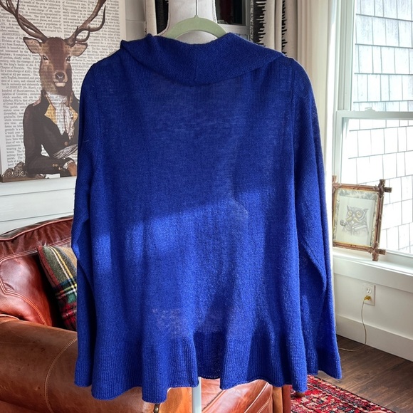 Chico's Royal Blue Open Front Cardigan - Picture 4 of 7